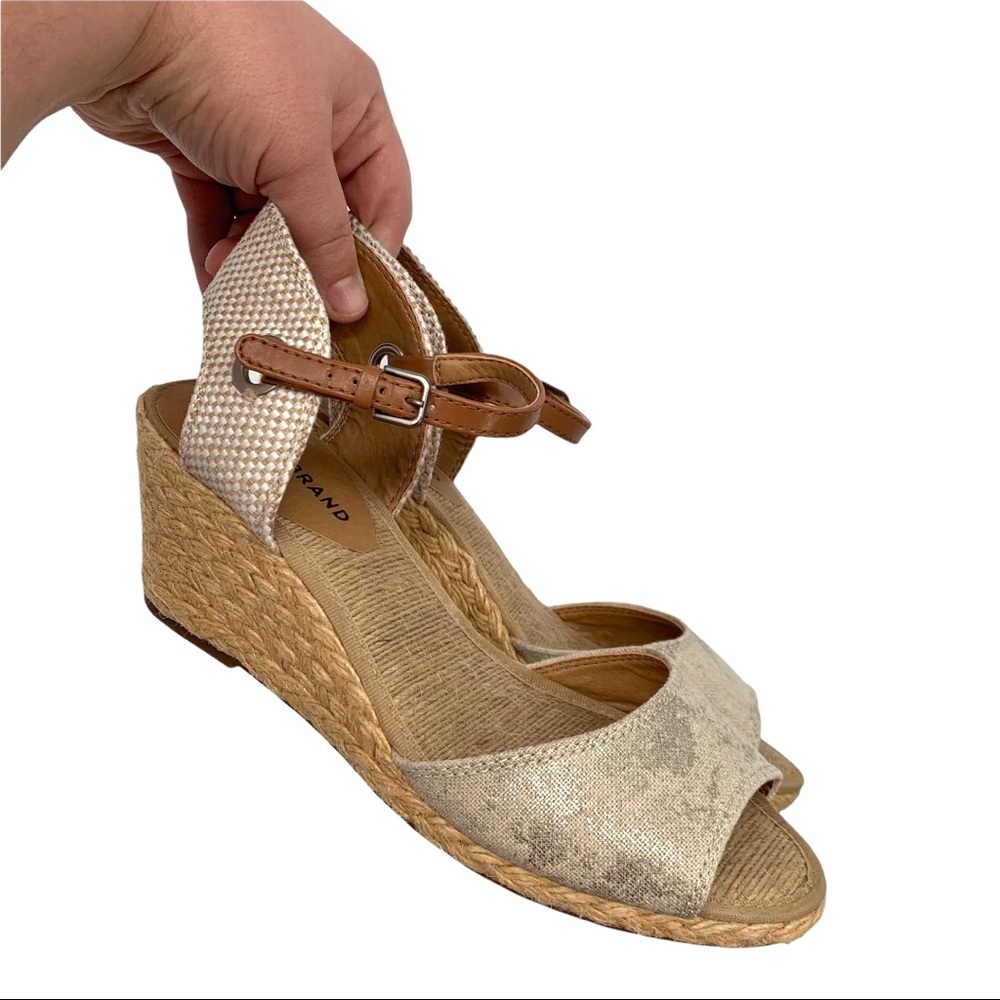 Lucky Brand Kyndra Cork Wedge Espadrille Size 10